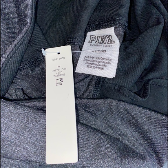 Victoria's Secret PINK Rose Gold Bling Shine Cotton Leggings Small - Picture 8 of 10